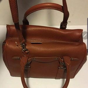 Nine Wes $89 Brown Satchel Crossbody Hand Bag